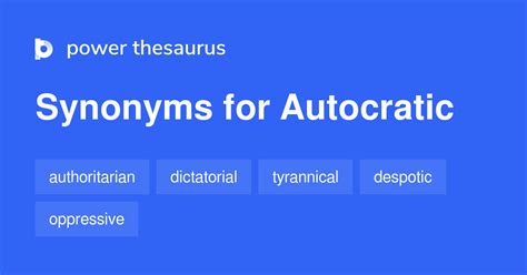 autocracy antonym or synonym